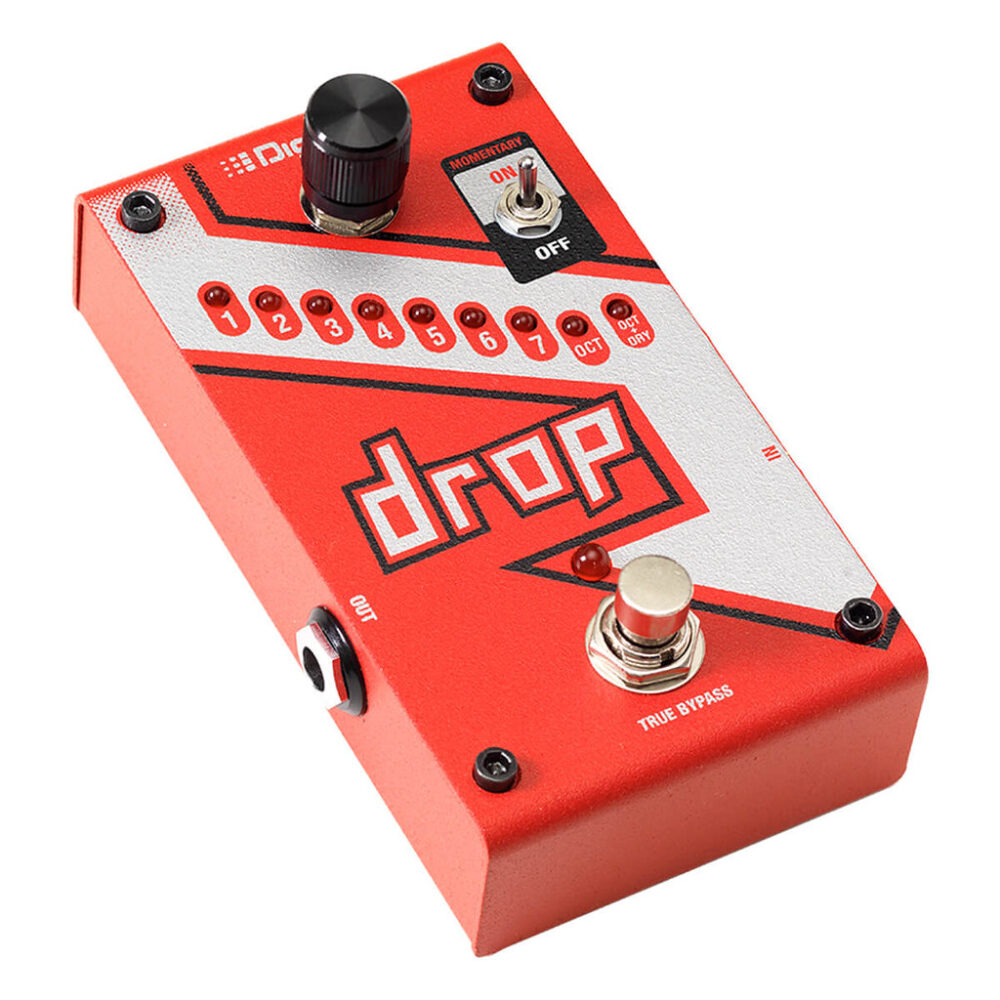 Pedal de Efeito DigiTech The Drop Vermelho + Fonte - Imagem 5