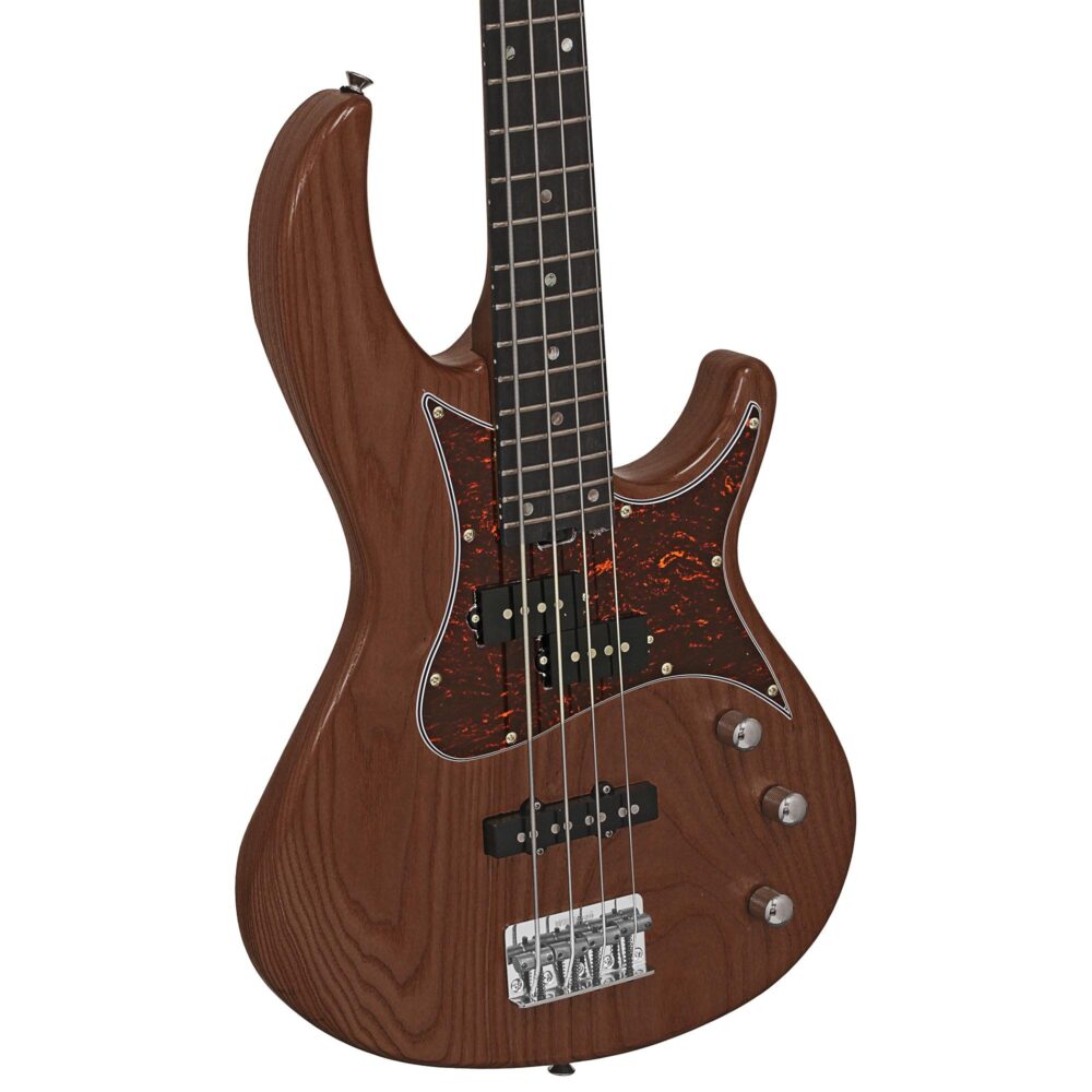 Contrabaixo Aria Pro II 313-MK2 Detroit 4 Cordas Open-Pore Natural - Imagem 3
