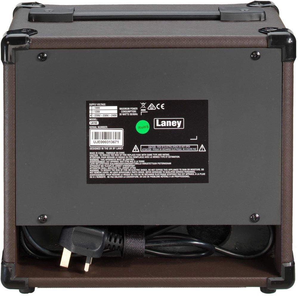 Amplificador Para Violão Laney LA15C Marrom 30w - Imagem 3