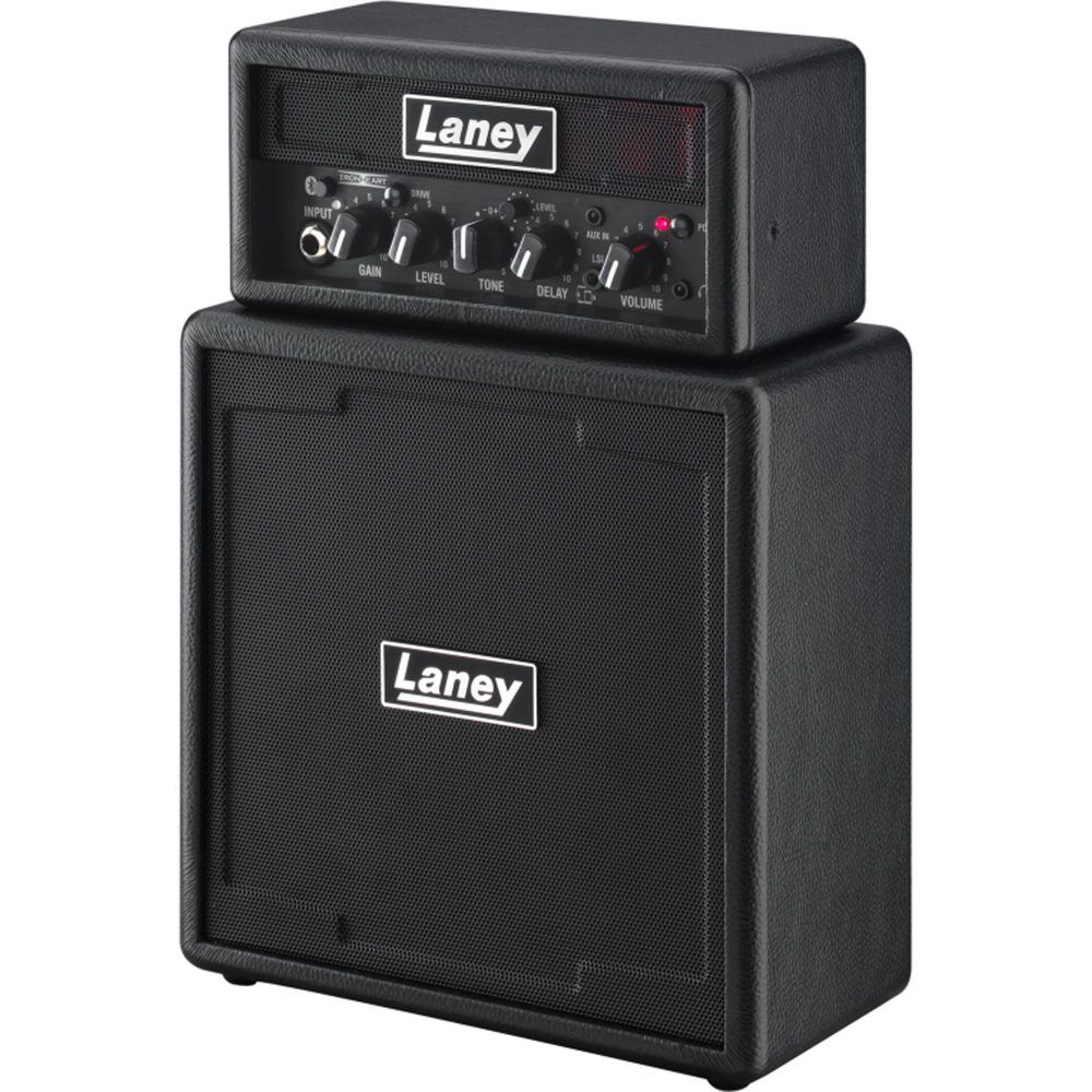 Mini Amplificador Para Guitarra Laney Ministack-B-Iron Preto - Imagem 3