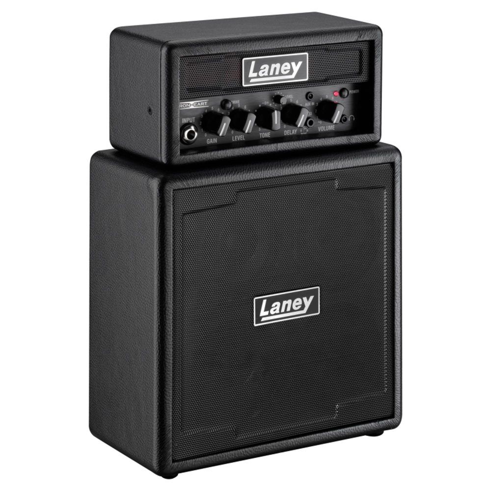 Mini Amplificador Para Guitarra Laney Ministack-Iron Preto - Imagem 3