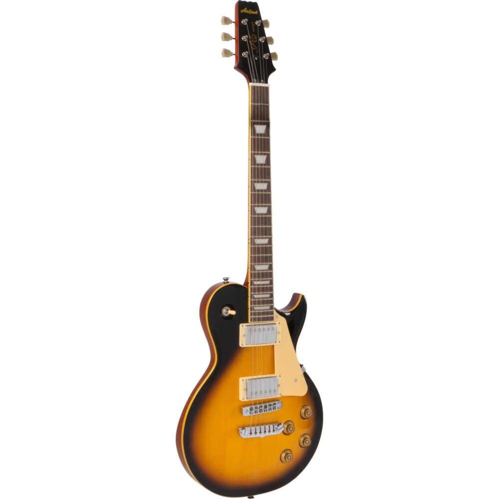 Guitarra Aria Pro II PE-350STD Aged Brown Sunburst - Imagem 3