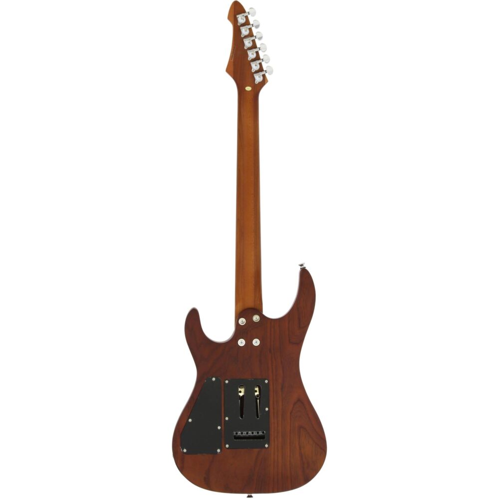Guitarra Aria Pro II MAC-DLX Stained Brown - Imagem 2