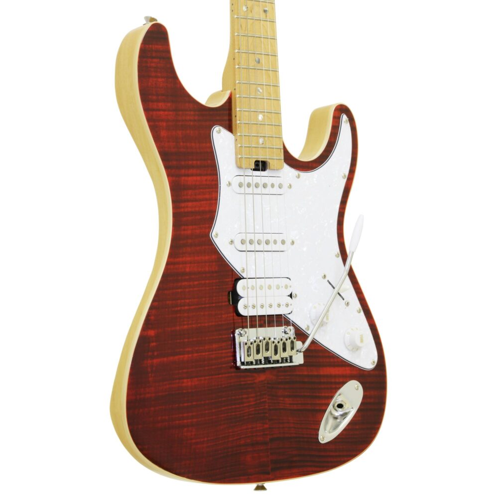 Guitarra Aria Pro II 714-MK2 Fullerton Ruby Red - Imagem 2
