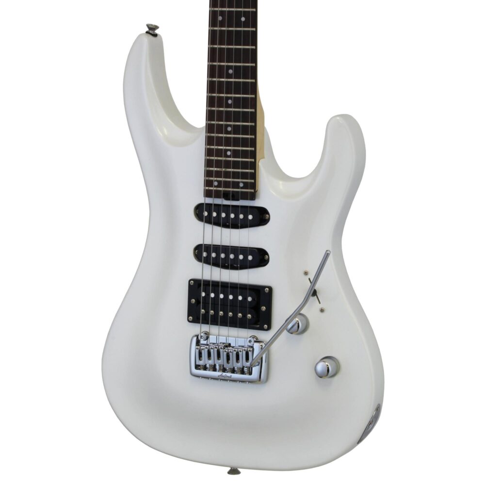 Guitarra Aria Pro II MAC-STD Pearl White - Imagem 2