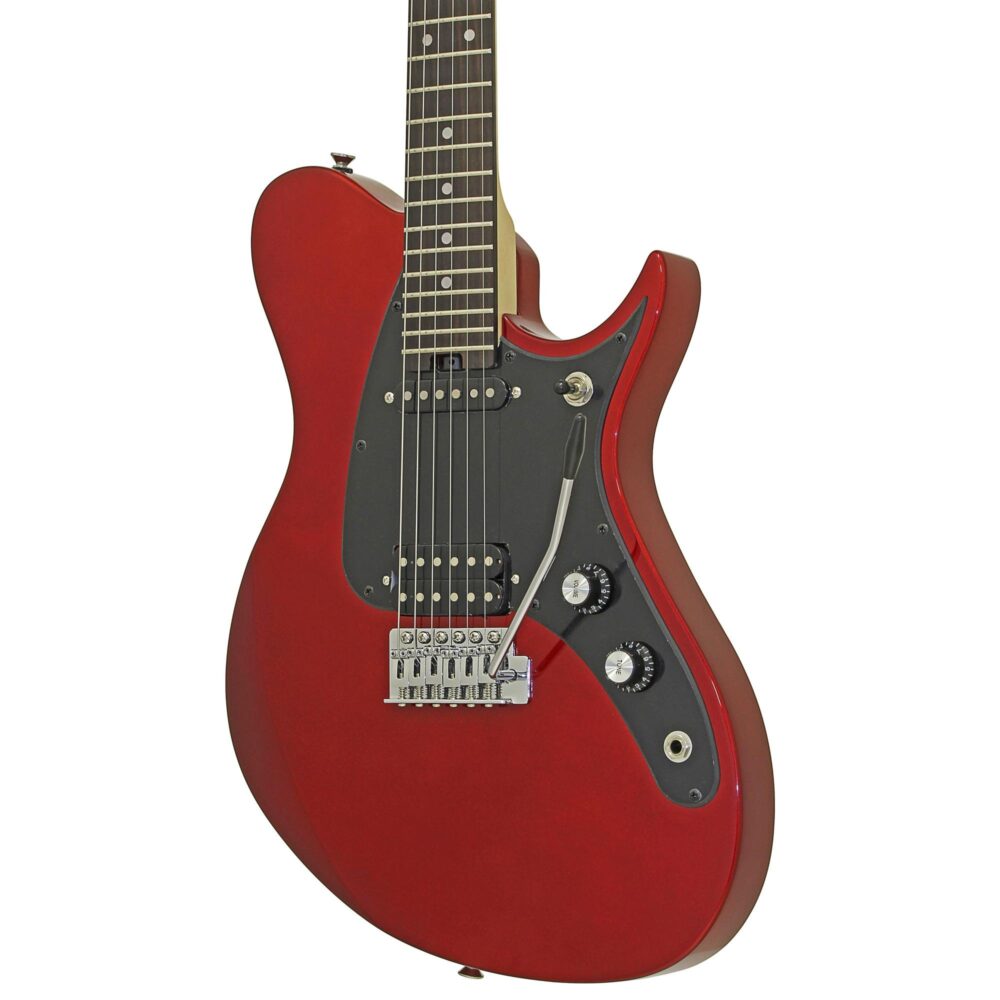 Guitarra Aria Pro II J-1 Candy Apple Red - Imagem 2