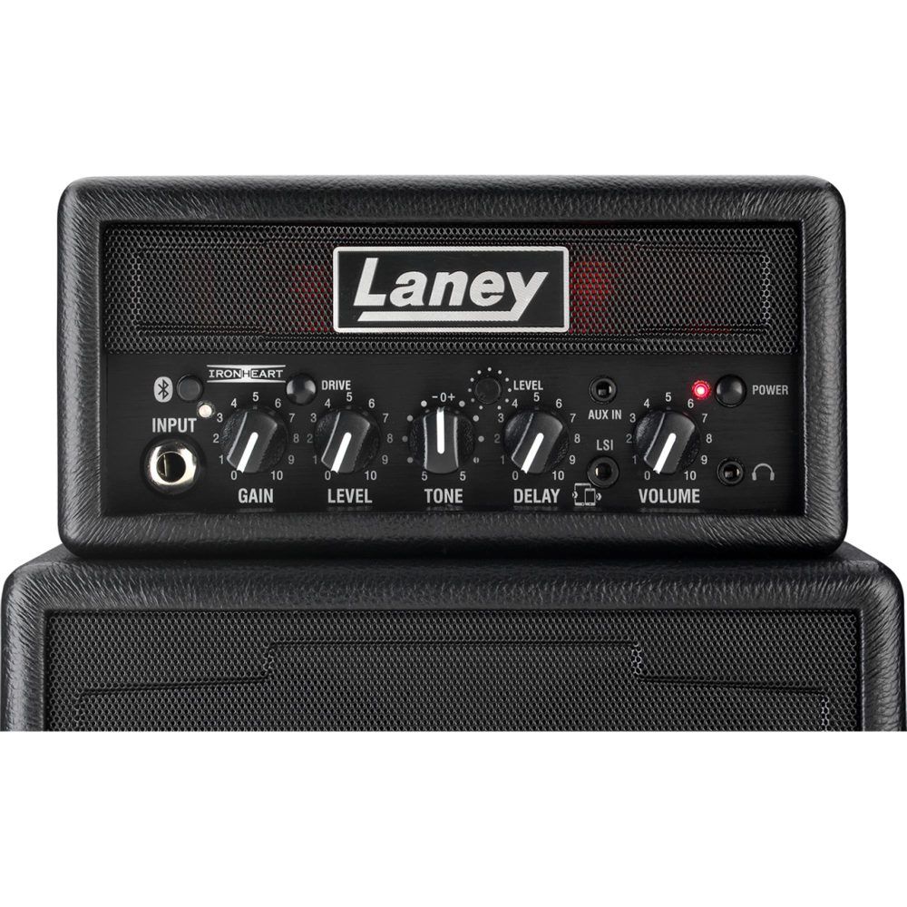 Mini Amplificador Para Guitarra Laney Ministack-B-Iron Preto - Imagem 4