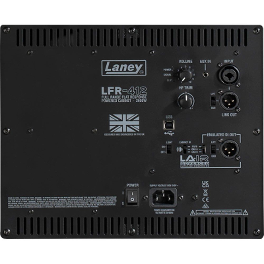 Amplificador Para Guitarra Laney LFR-412 2600w Preto - Imagem 4