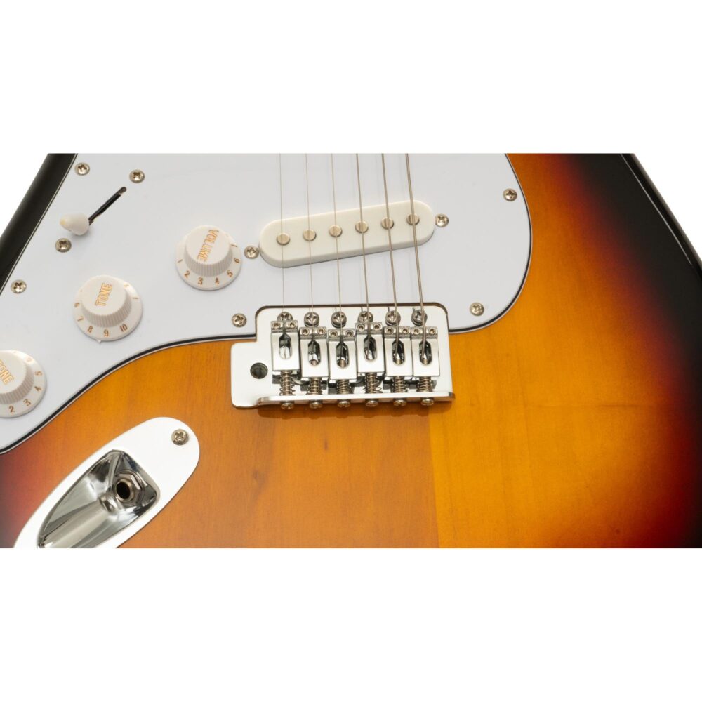 Guitarra Aria Pro II STG-003/M LH 3 Tone Sunburst (canhoto) - Imagem 4