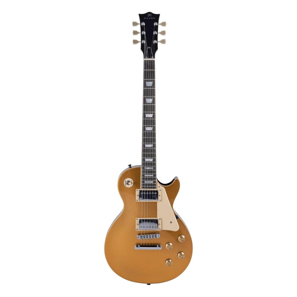 Kit Guitarra Michael Les Paul GM750N GD Capa+Acessórios - Imagem 2