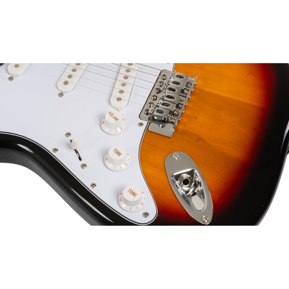 Guitarra Aria Pro II STG-003/M LH 3 Tone Sunburst (canhoto) - Imagem 5