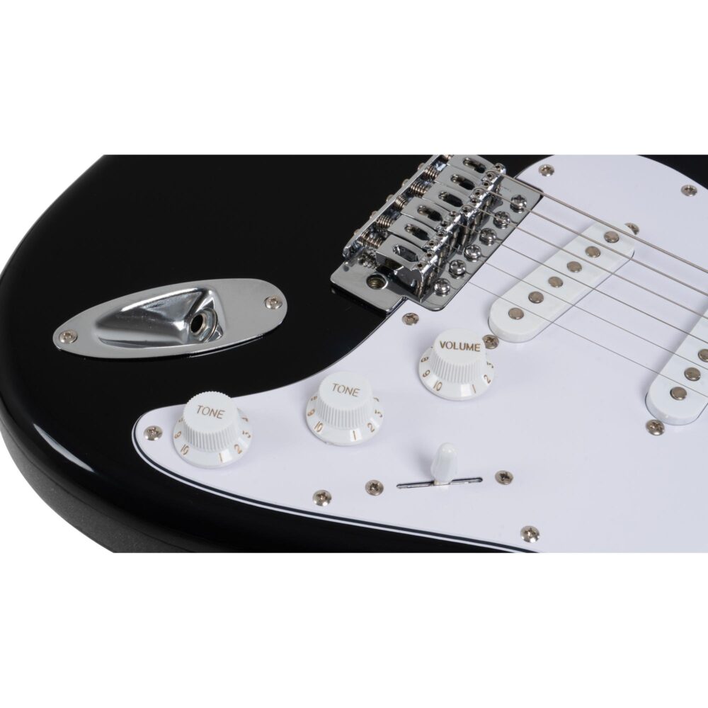 Guitarra Aria Pro II STG-003 Black - Imagem 5