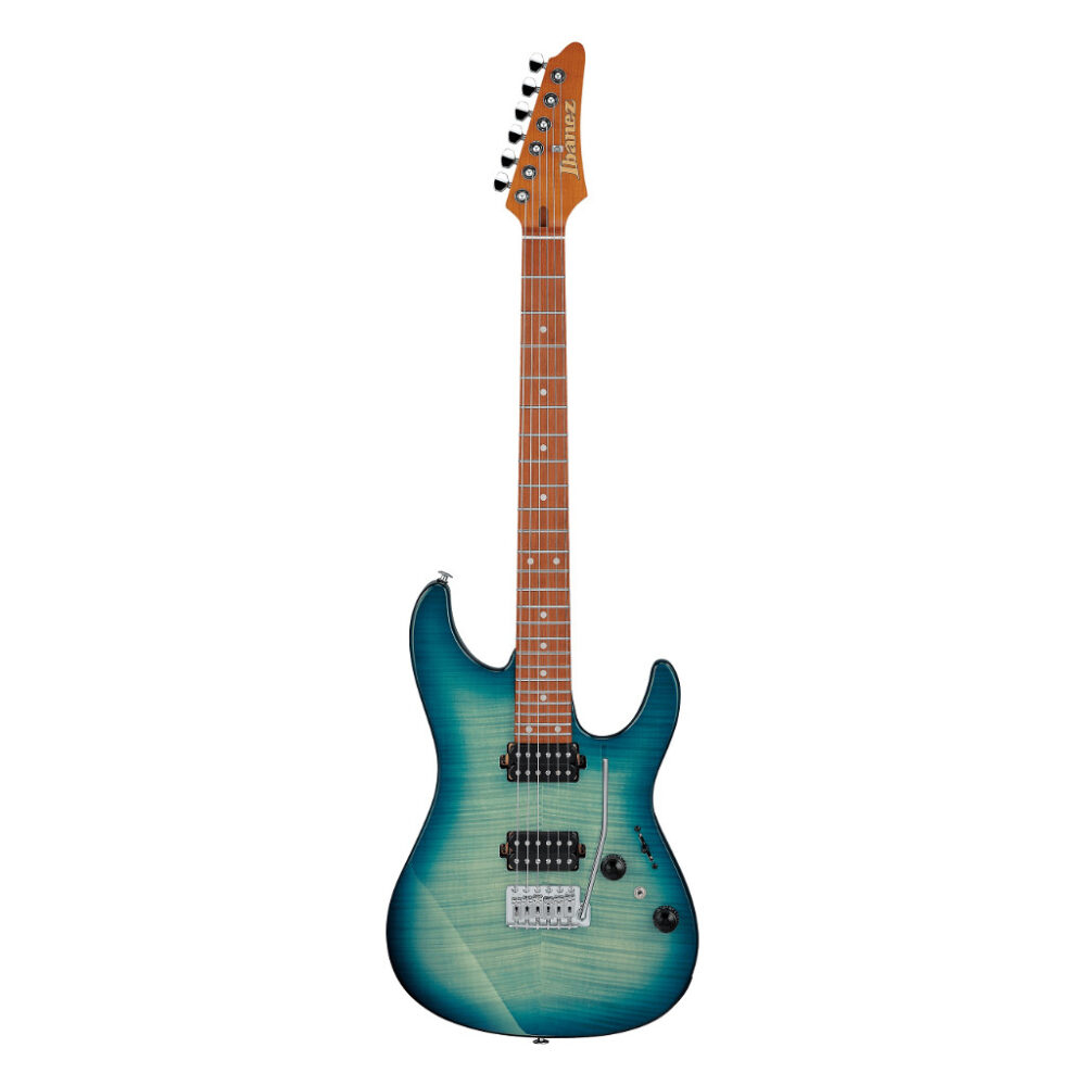 Guitarra Ibanez AZ24S1F HH Transparent Turquoise Burst TXB