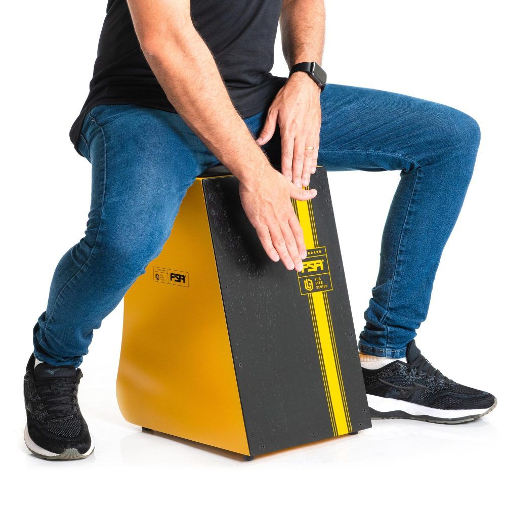 Cajon FSA Lite LTS-04 Amarelo - Imagem 6