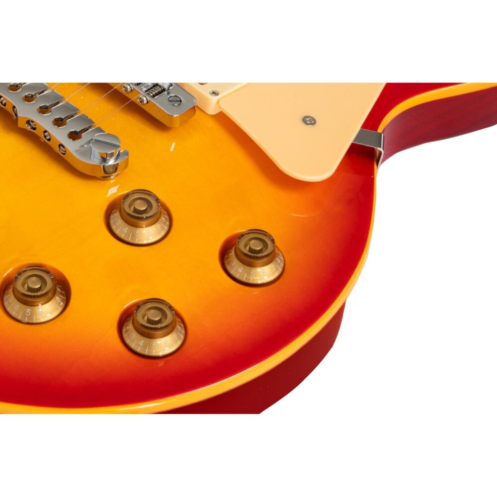 Guitarra Aria Pro II PE-350STD Aged Cherry Sunburst - Imagem 3