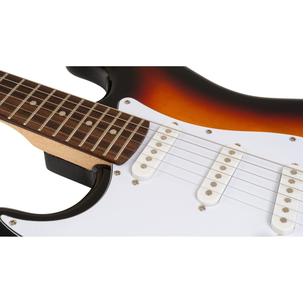 Guitarra Aria Pro II STG-003/M LH 3 Tone Sunburst (canhoto) - Imagem 7