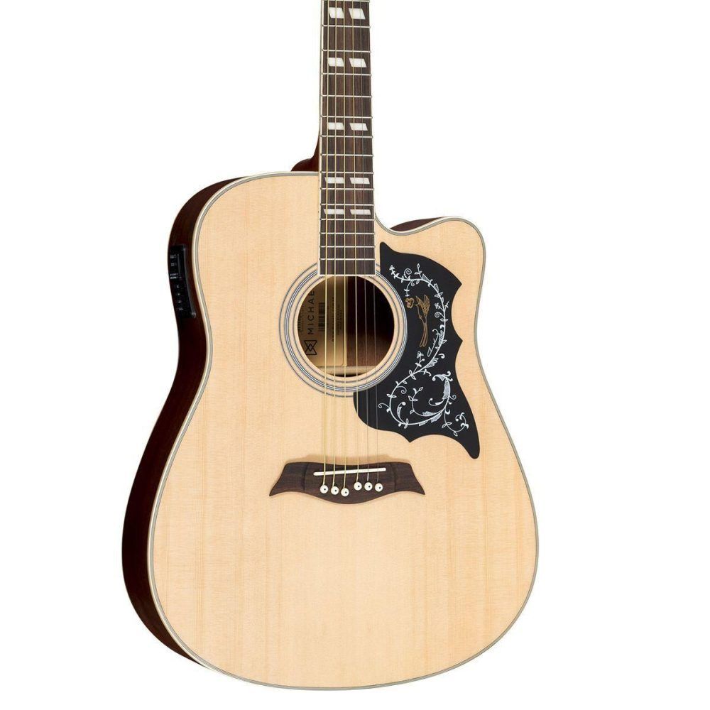 Violão Elétrico Michael VM925DTC ST Galaxy Aço Natural Satin - Imagem 2