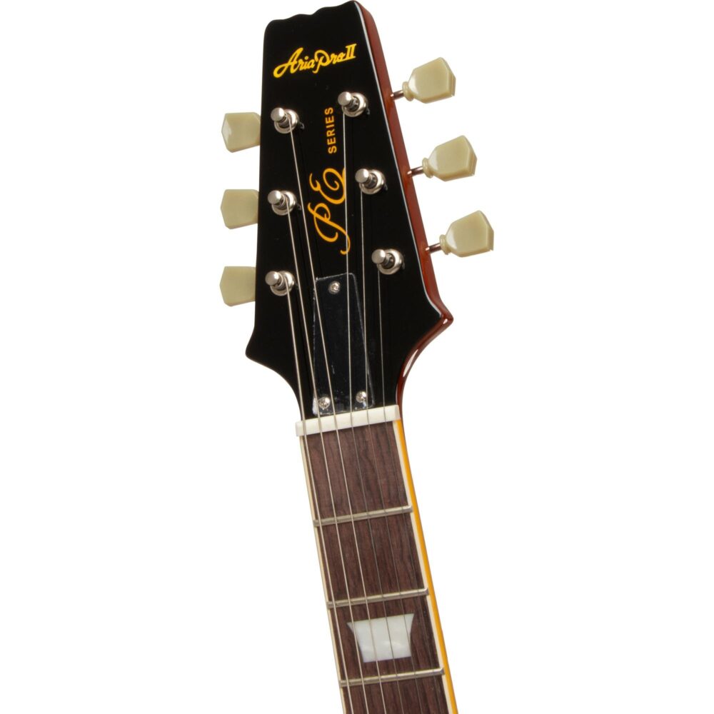Guitarra Aria Pro II PE-350STD Aged Brown Sunburst - Imagem 9