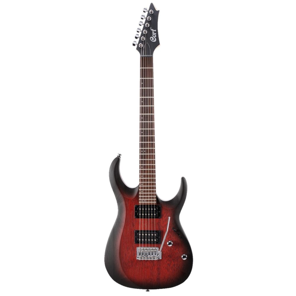 Guitarra Cort X100 OPBB Open Pore Black Cherry Burst Opbb