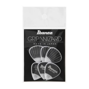 Palheta Kit 6un Branca Sand Grip Ibanez 1.0mm Grip Wizard