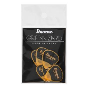 Palheta Kit 6un Amarela Sand Grip Ibanez 0.8mm Grip Wizard