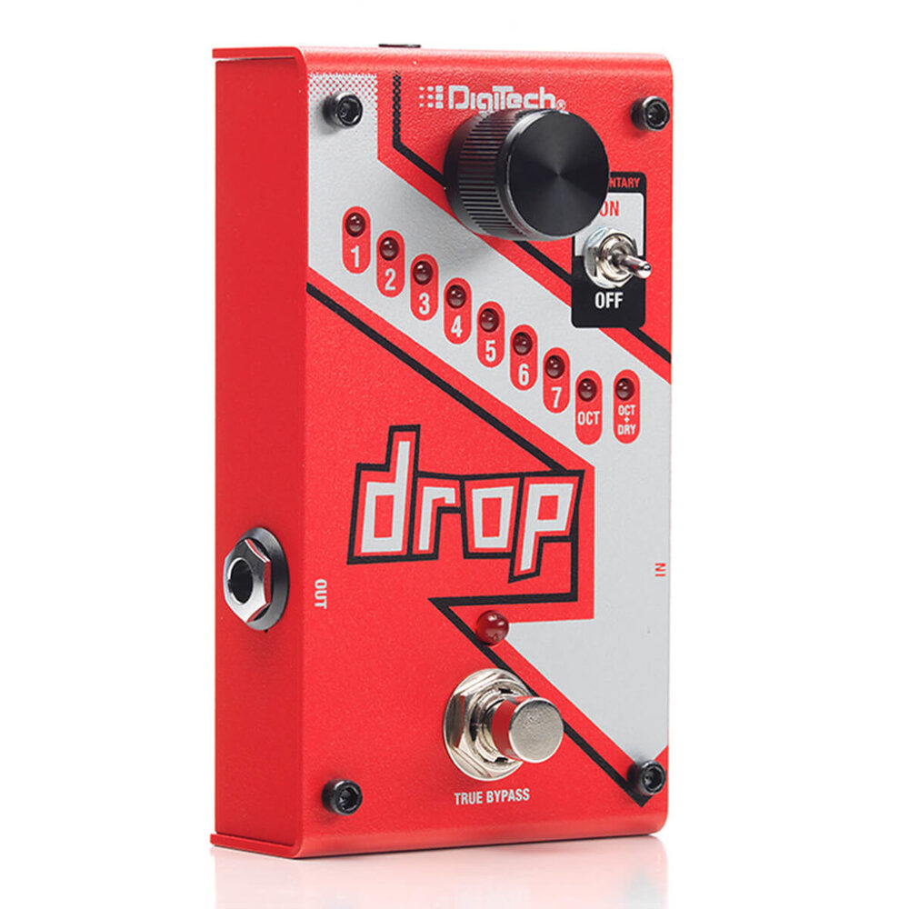Pedal de Efeito DigiTech The Drop Vermelho + Fonte - Imagem 3