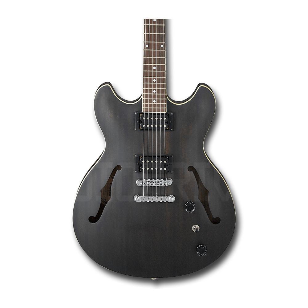 Guitarra Ibanez Artcore AS53 Semiacústica Transp Black Flat - Imagem 2