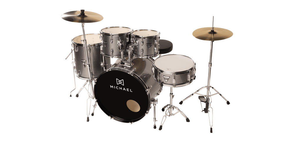 Bateria Acústica Michael 22" Trinity DMT222 GY DARK GRAY