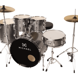 Bateria Acústica Michael 22" Trinity DMT222 GY DARK GRAY
