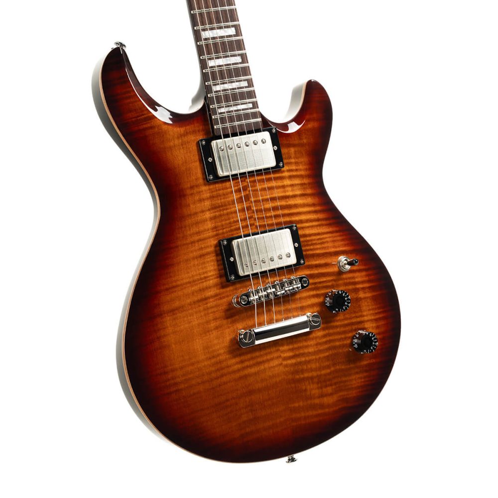 Guitarra Cort M600 Double-Cut HH Tobacco Sunburst TSB - Imagem 3