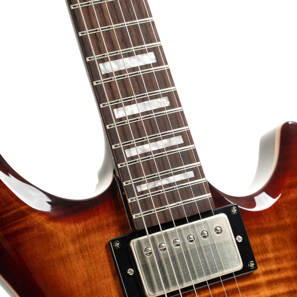 Guitarra Cort M600 Double-Cut HH Tobacco Sunburst TSB - Imagem 8