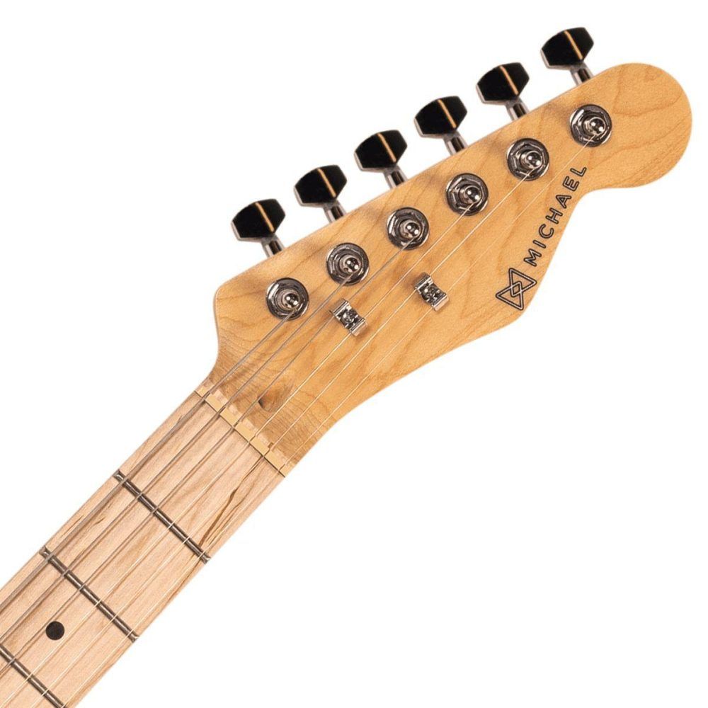 Guitarra Michael Tele Slide GM385N AB ANTIQUE BLUE - Imagem 5