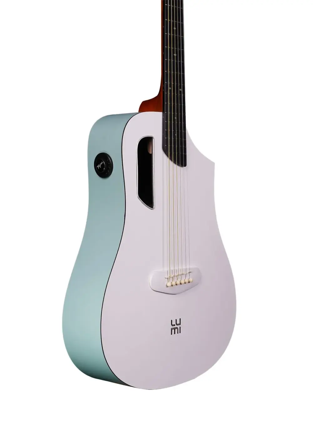 Violão Tagima Mini Smart LUMI-X Aço Bag Green-White GRW - Imagem 4