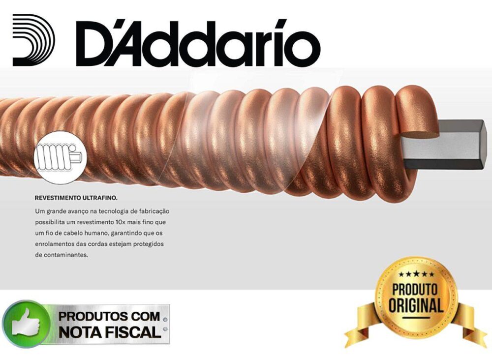 Encordoamento Violão Aço 10-47 D'Addario XS Phosphor Bronze - Imagem 3