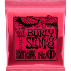 Encordoamento Ernie Ball 011 Burly Slinky Níquel P02226 para Guitarra