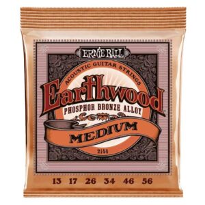 Encordoamento Ernie Ball 013-056 Earthwood Média Phosphor Bronze P02144