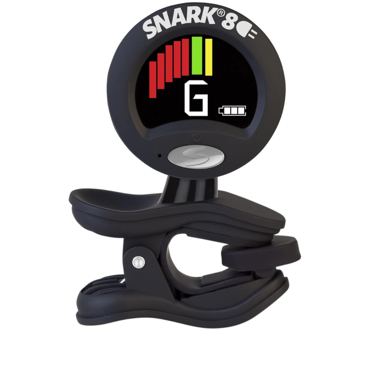 Afinador Snark 8 Recarregável Chromatic Clip On 360 Preto