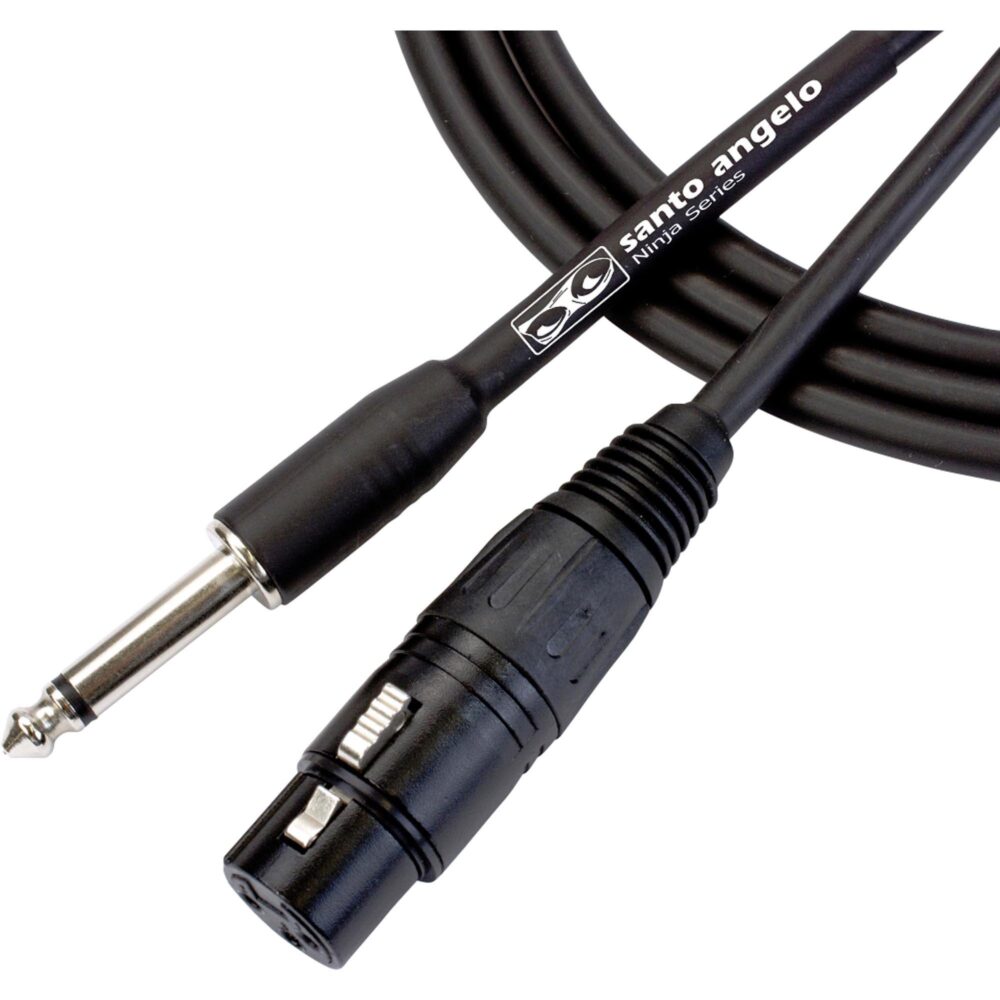 Cabo P10 x XLR Fêmea 6,10m Ninja HG B Santo Angelo - Imagem 3