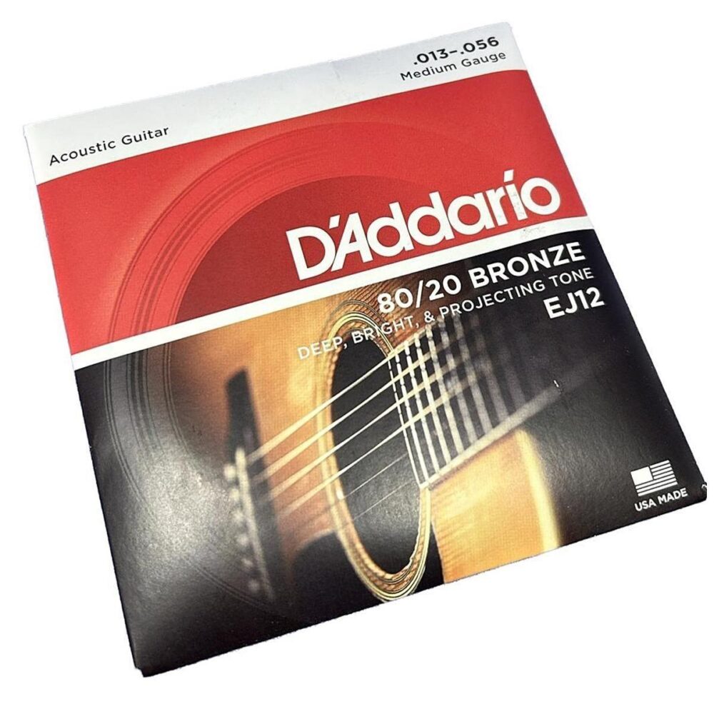 Encordoamento Violão Aço 13-56 D'Addario 80/20 Bronze EJ12