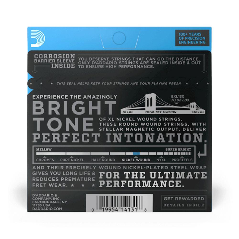 Encordoamento Para Guitarra 08-38 D'Addario XL Nickel EXL130 - Imagem 2
