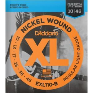 Encordoamento Para Guitarra D Addario EXL110-B Aço 010