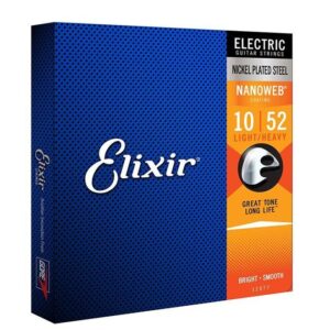 Encor Elixir Nanoweb 010 Híbrida Light Heavy para Guitarra