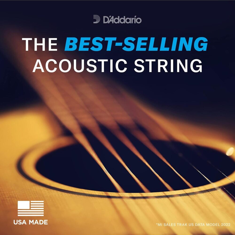 Encordoamento Violão 13-56 D'Addario Phosphor Bronze EJ17 - Imagem 2