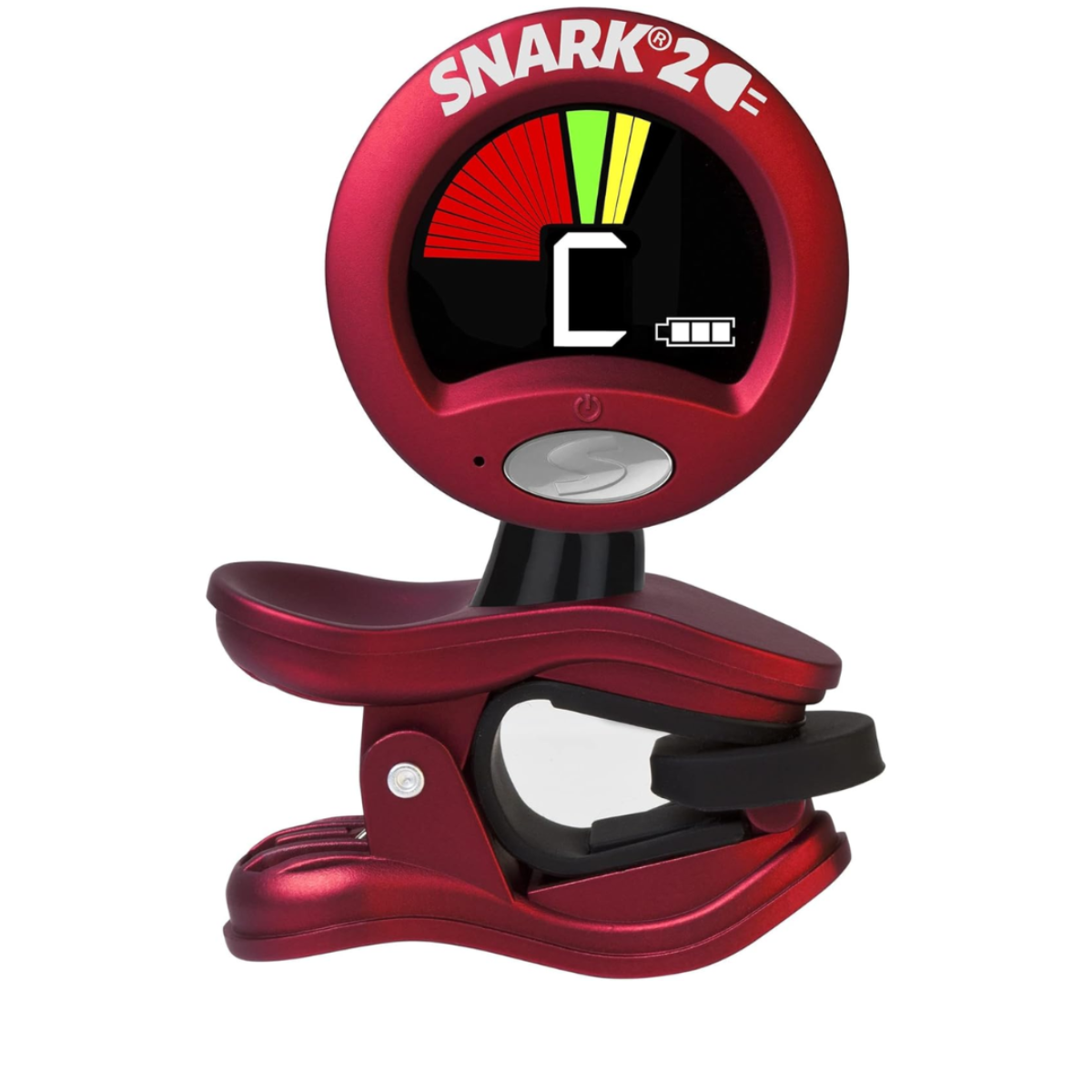 Afinador Snark 8 Recarregável Chromatic Clip On 360 Vermelho