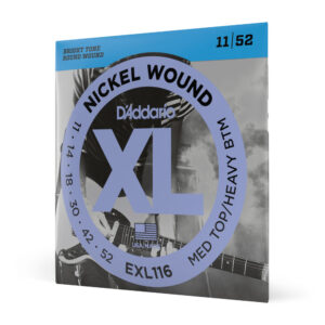 Encordoamento Para Guitarra 11-52 D’Addario XL Nickel EXL116