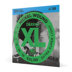 Encordoamento Para Guitarra 08-38 D’Addario XL Nickel EXL130
