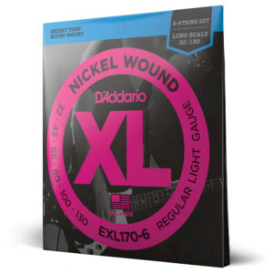 Encordoamento Baixo 6 C 32-130 D’Addario XL Nickel EXL170-6