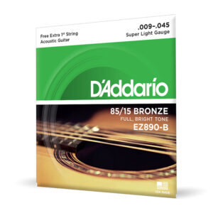 Encordoamento Violão Aço 09-45 D’Addario 85/15 Bronze EZ890
