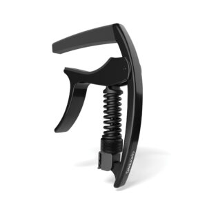 Capotraste Preto D'Addario Tri-Action PW-CP-09