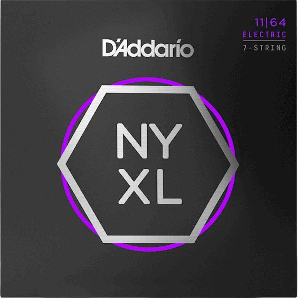 Encordoamento Guitarra 7 Cordas 11-64 D'Addario NYXL1164